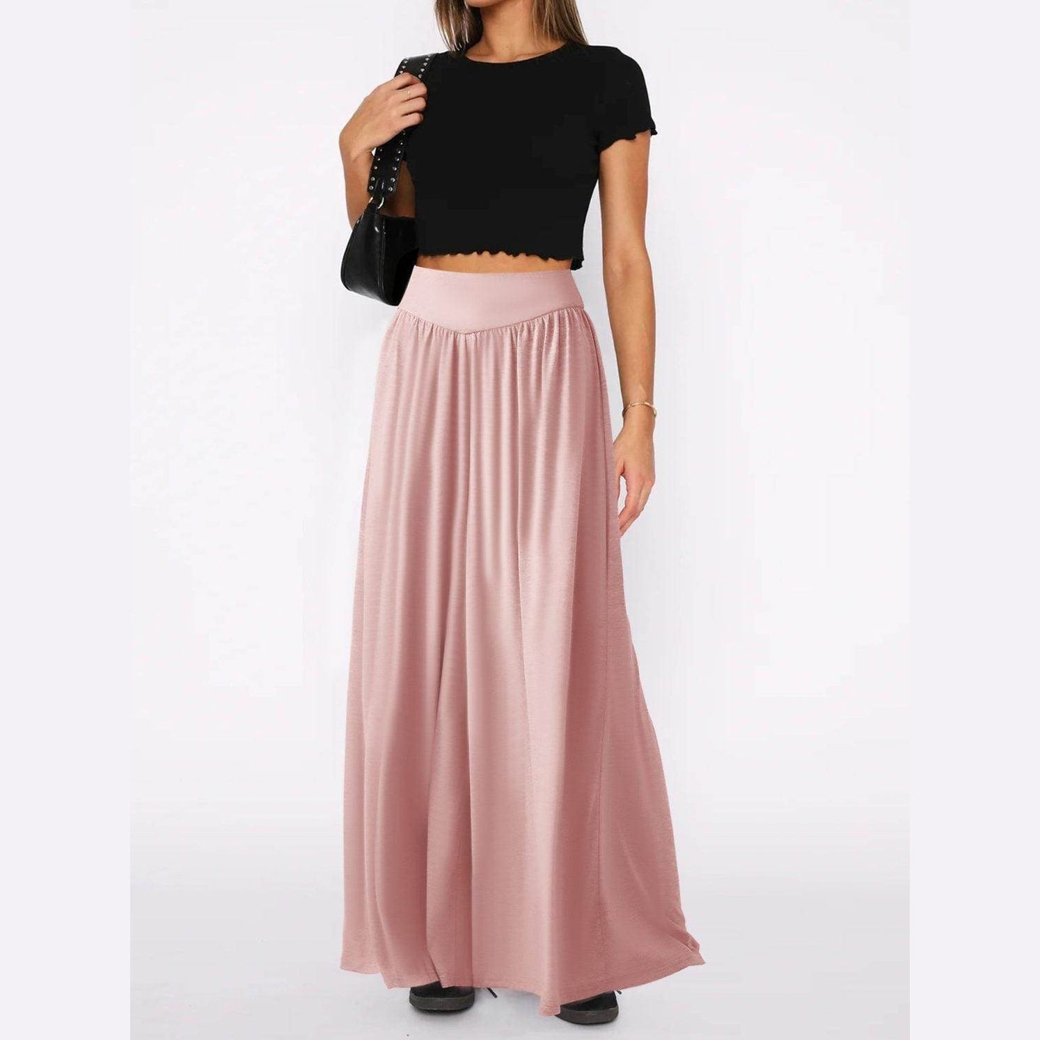 High Waist Wide Leg Pants - VacationGrabs