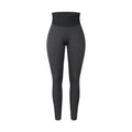 VacationGrabs high waisted gym leggings in black with textured pattern for versatile workouts