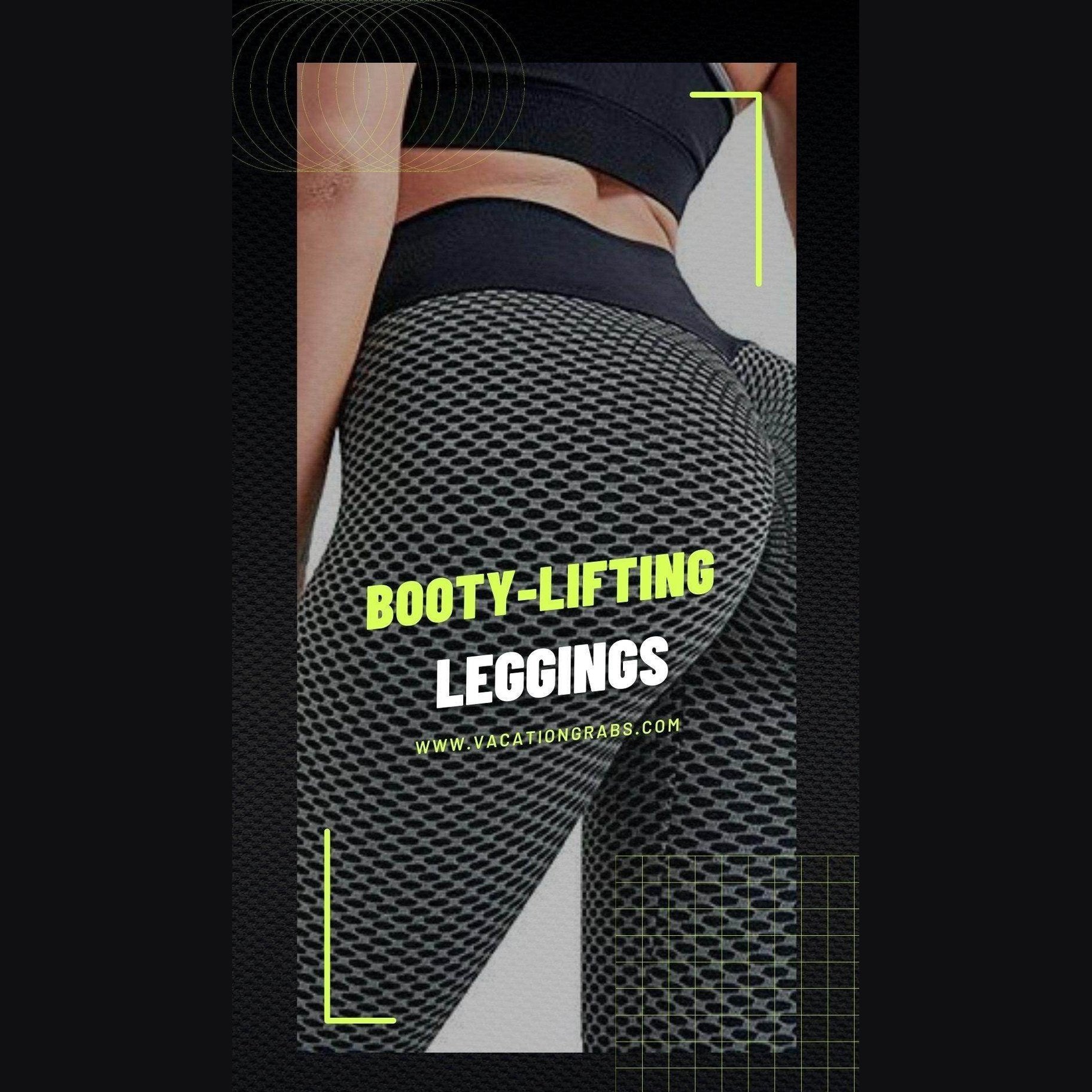 High waisted gym leggings with a stylish mesh design for a flattering fit during workouts