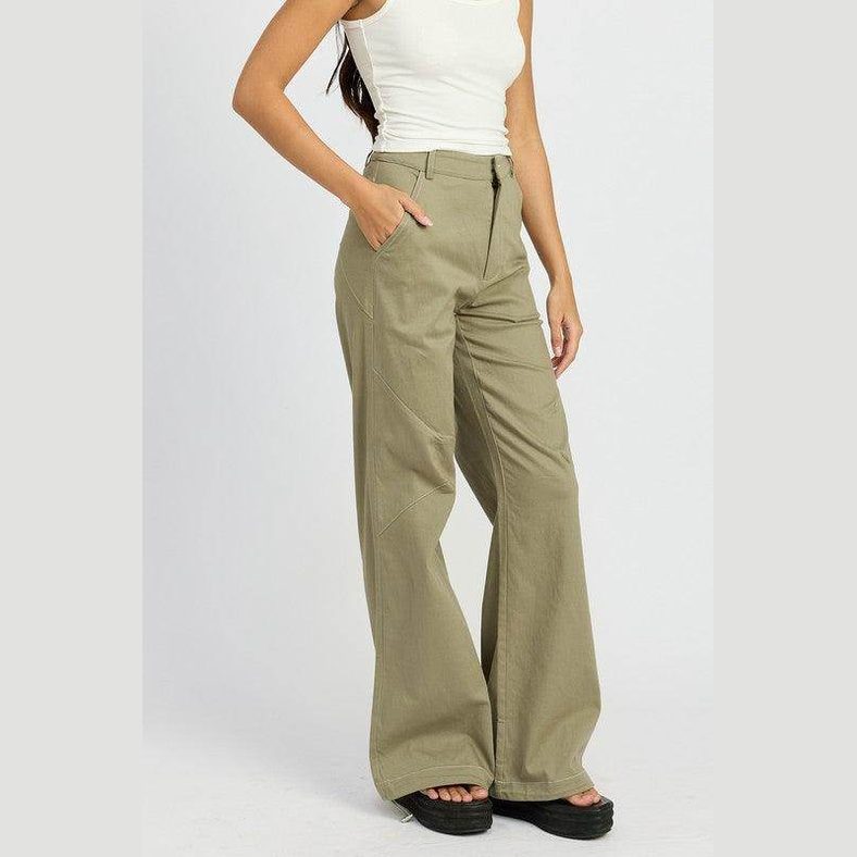 High Waisted Wide Leg Pants - VacationGrabs