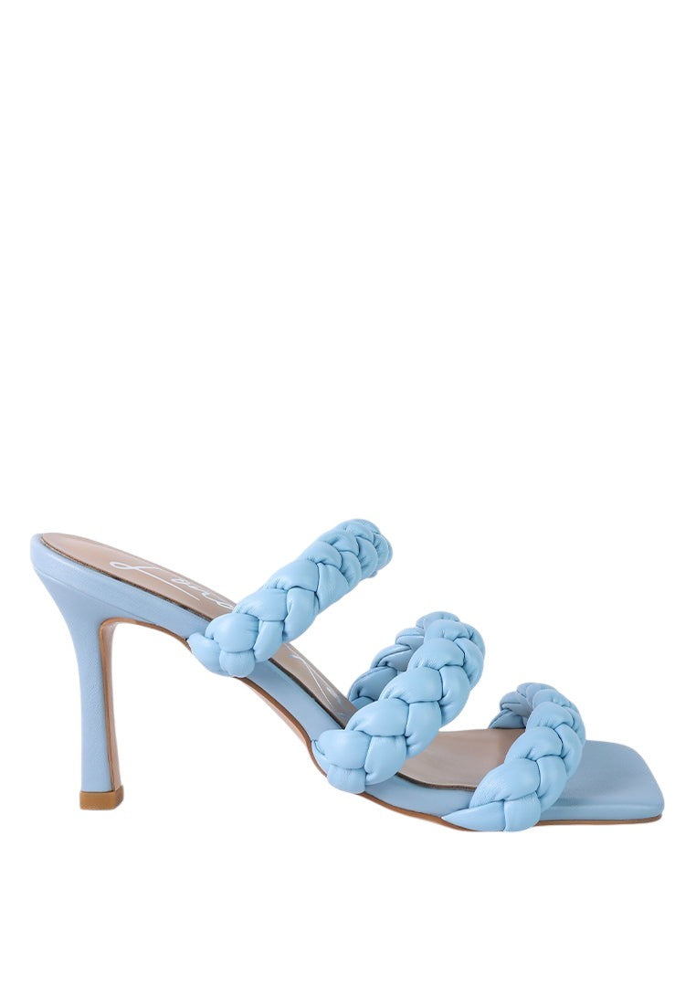 High Bae Braided Strap Casual Heels