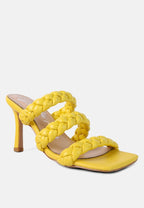 High Bae Braided Strap Casual Heels