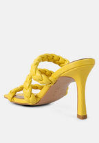 High Bae Braided Strap Casual Heels