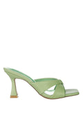 Highflip Criss Cross Spool Heel Sandals
