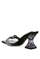Women's Shoes - Heels Hiorda Knotted Diamante Strap Spool Heel Sandals