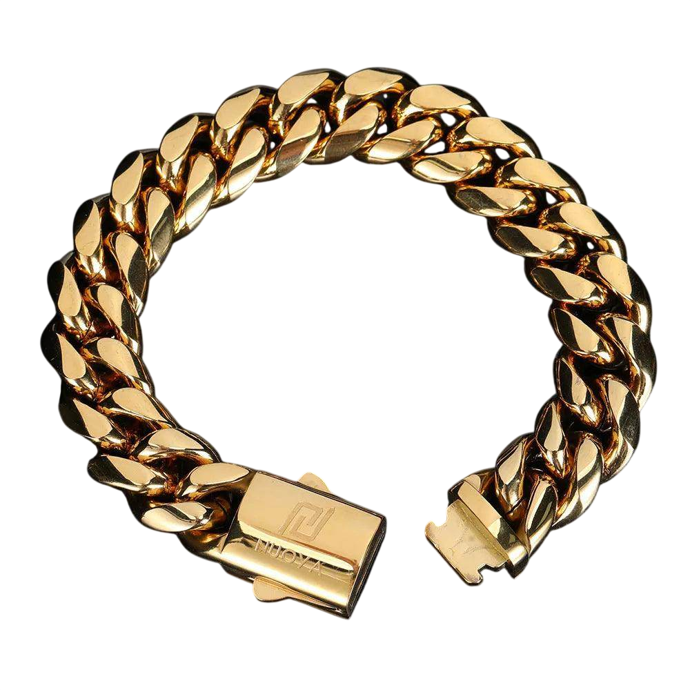 VacationGrabs Hip Hop Stainless Steel Bracelet for Men