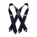Black Holdup suspenders for men, durable elastic material for comfort