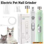Electric dog nail grinder set with USB charging, ideal for pet grooming