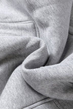 Women's grey fleece hoodie essential for activewear comfort