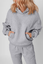 Women's gray hoodie essential for casual comfort and workouts