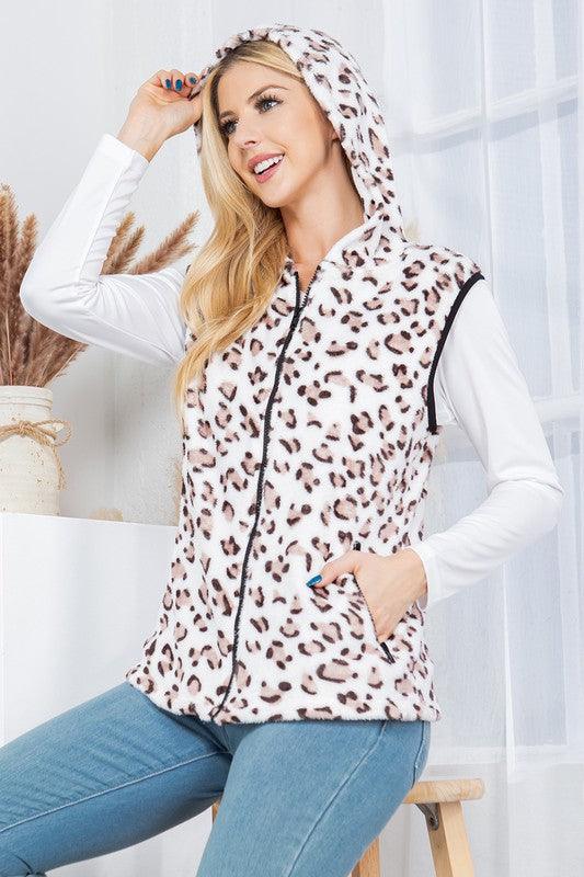 Women's Coats & Jackets Hoodie Vest with Pockets