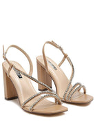 Women's Shoes - Heels Horizon Raisins Pie Embellished Block Heel Sandals