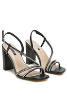 Women's Shoes - Heels Horizon Raisins Pie Embellished Block Heel Sandals