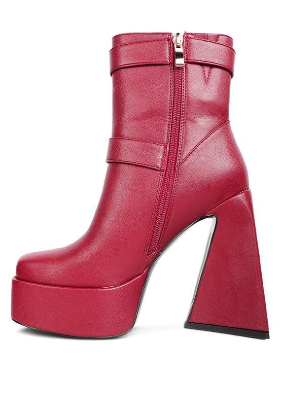 Women's Shoes - Boots Hot Cocoa High Platform Heel Ankle Boot
