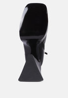 Sole of hot cocoa platform ankle boots by London Rag International with sleek design for a modern look