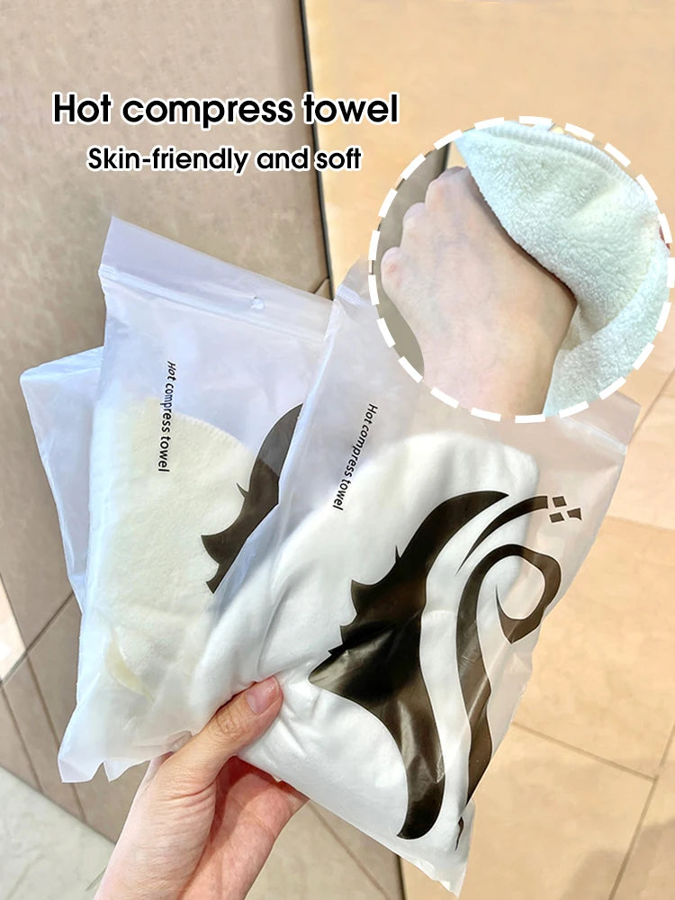 Hot compress face towel, soft material, skin-friendly for relaxation