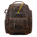 Hot Multifunction Fashion Men Backpack Vintage Leather