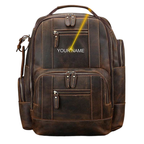 Hot Multifunction Fashion Men Backpack Vintage Leather
