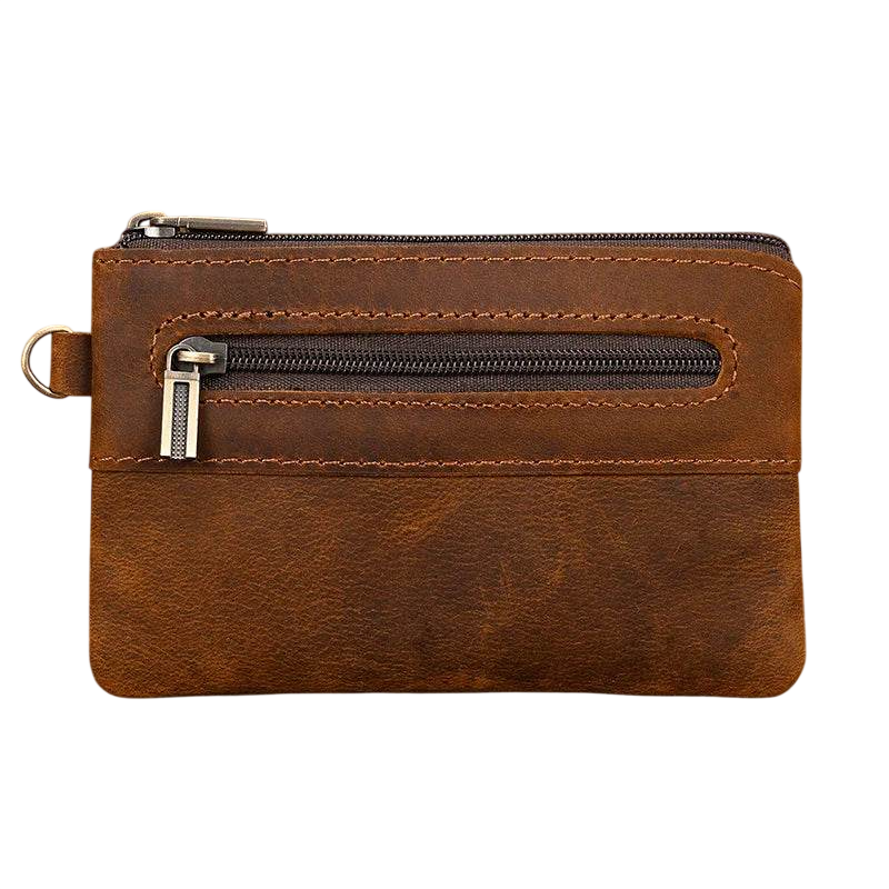 Hot Sale Genuine Leather Credit Card Short Wallet for Men