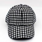 Women's Accessories - Hats Houndstooth Checkered Cap