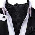 Black silk pocket square, how to fold a pocket square