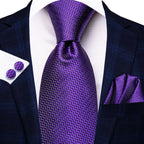Purple chevron tie for men, perfect for formal occasions, how to tie mens tie