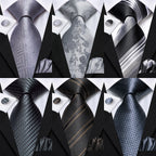 men's silk ties assortment, various patterns, how to tie men's tie