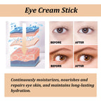 Snail eye cream stick for dark circles, hydrates and nourishes skin