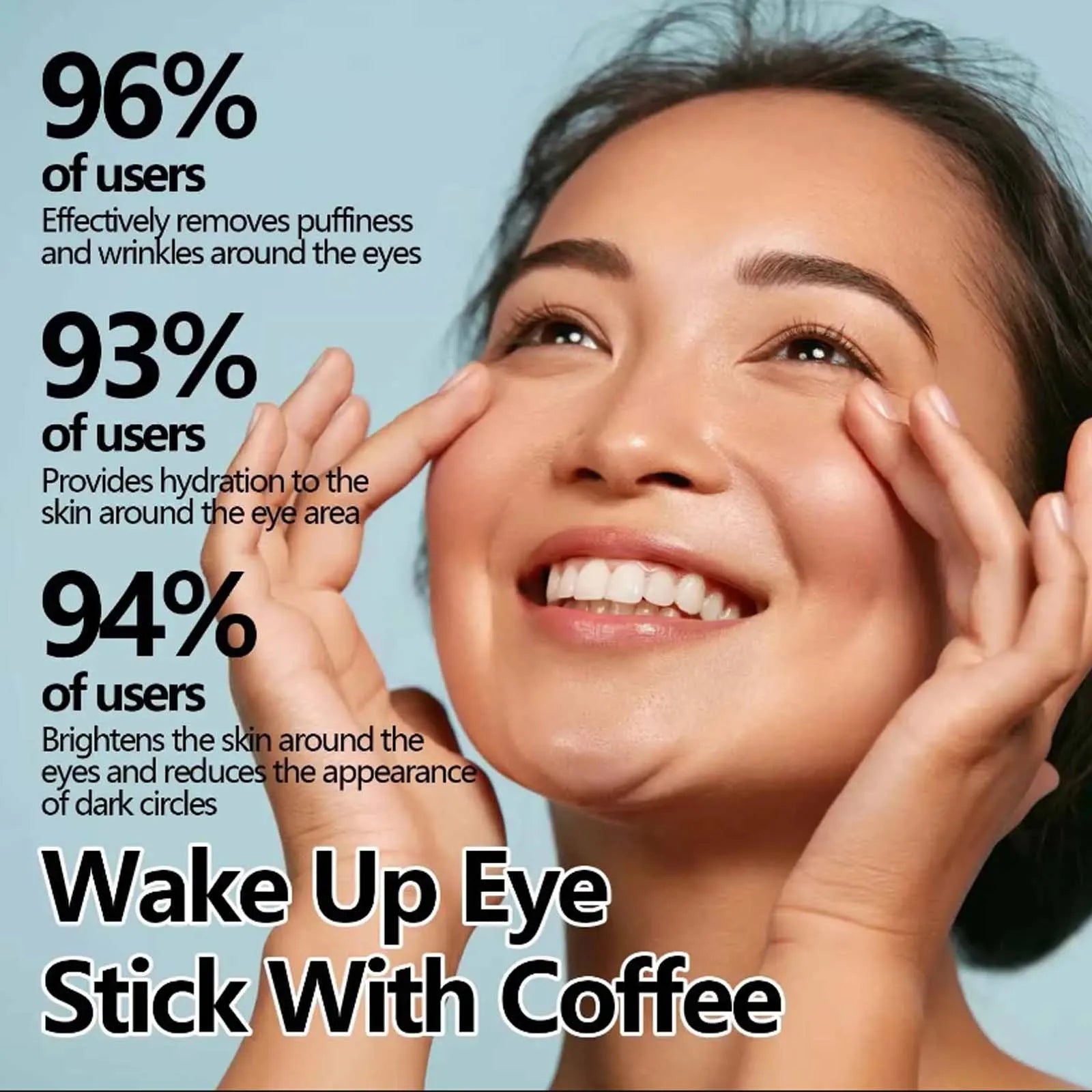 Snail eye cream stick for dark circles with moisturizing ingredients