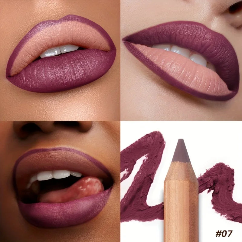 Huda Beauty Lip Contour Stain in deep plum for perfect lip definition