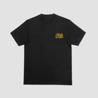 WEIV Hustle Print Tee for Men in black with gold lettering for casual wear