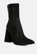 Bottines Hustlers Shimmer à talons blocs