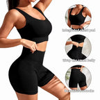 Seamless Yoga Set Women – Flairé™ High Waist Workout Set
