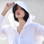 Women’s Hooded Sport Jacket – Flairé™ Lightweight Activewear Jacket