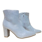 Iceberg rhinestone footwear women's boots with a stylish high heel and side zipper for a chic look