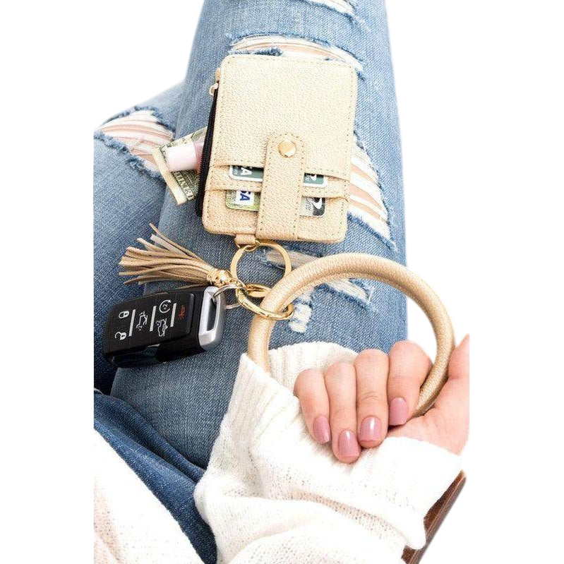 Porte-clés bracelet pour essentiels