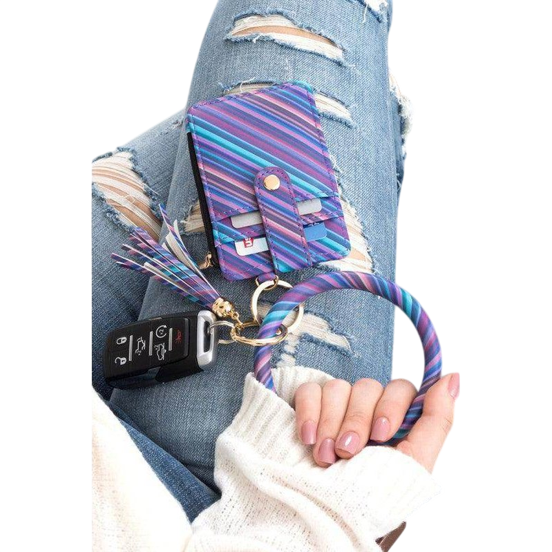 Porte-clés bracelet pour essentiels