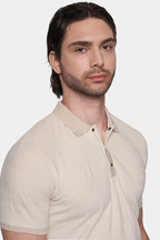 The Mercerized Cotton Polo (Cream)