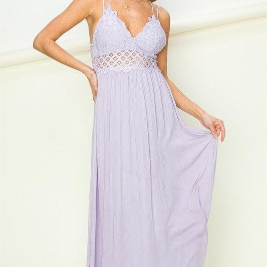 Women's Dresses In Love Bustier Lace Maxi Dress