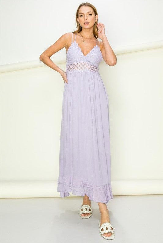 Women's Dresses In Love Bustier Lace Maxi Dress