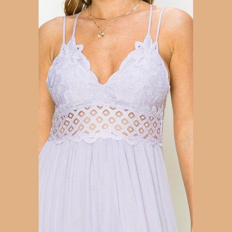 In Love Bustier Lace Maxi Dress - VacationGrabs