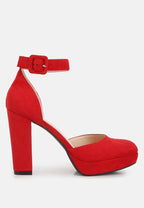 Inigo Interchangeable Ankle Strap Platform Sandals