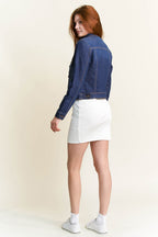 Women's denim jacket from Shop ENJEAN, perfect for casual outings.