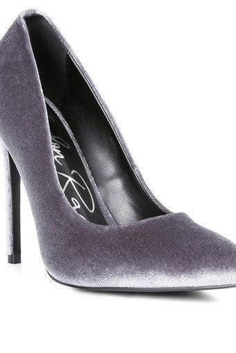 Women's Shoes - Heels Janessa Velvet Stiletto Heel Pumps