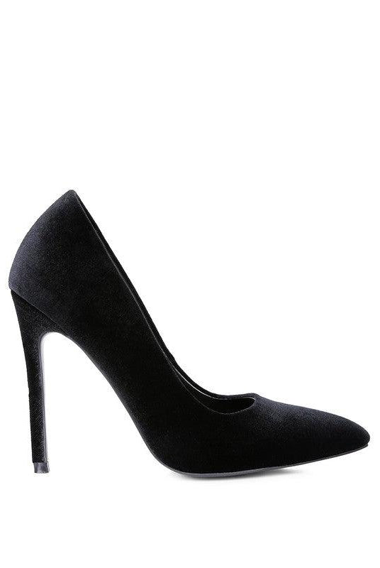 Women's Shoes - Heels Janessa Velvet Stiletto Heel Pumps