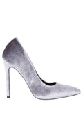 Janessa Velvet Stiletto Heel Pumps
