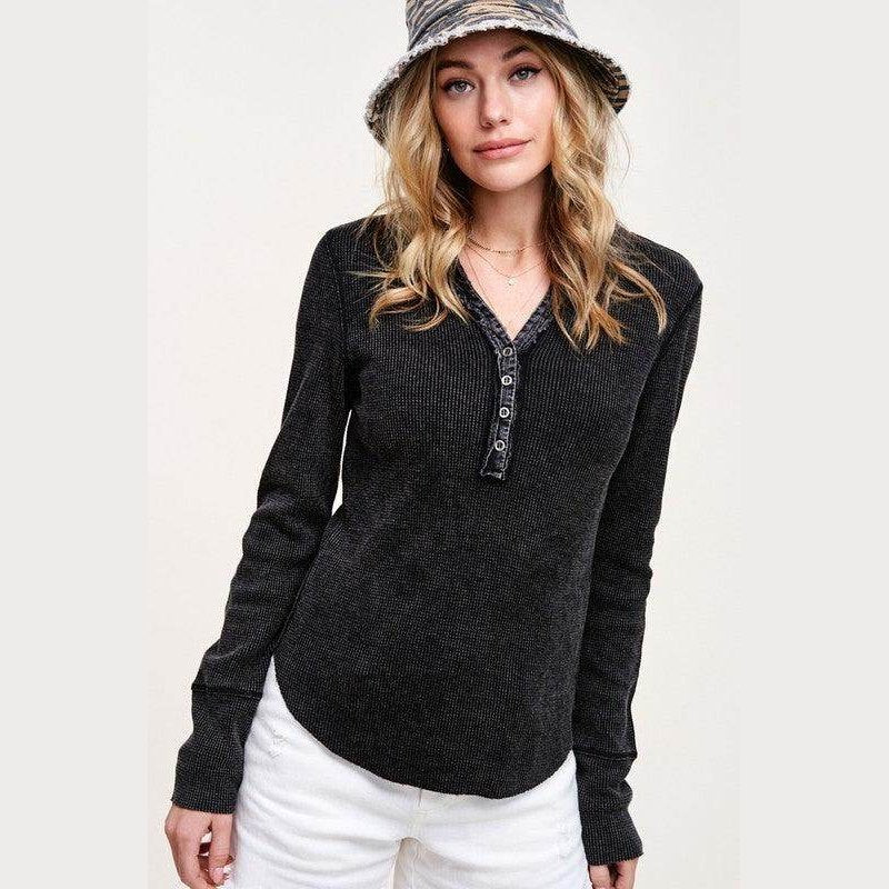 Relaxed-fit Button-front Jaynie Top - VacationGrabs