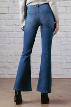Women's denim jeans with flare, perfect for casual outings