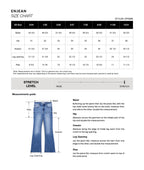 Women's light blue jeans with flare, perfect for casual outfits