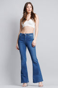 Shop ENJEAN women's blue jeans with flare for a stylish look